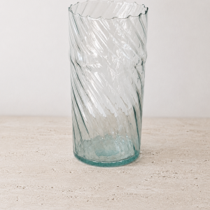 Verre Photophore Strié M